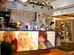 Inside the cafe