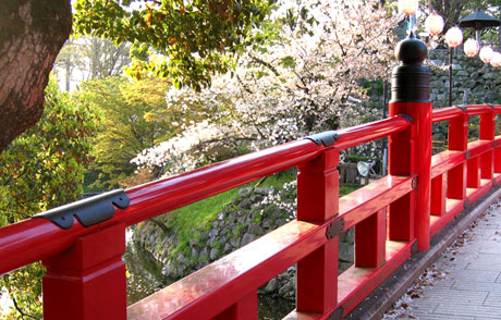 Okazaki Castle's bridge